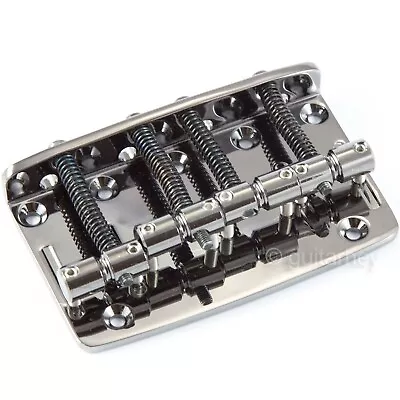 NEW Gotoh 203B-4 Bass Bridge 4-Strings Precision Jazz For Fender - COSMO BLACK • $29.95