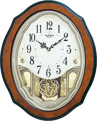 Rhythm Harmonic Juliet 4MJ444UR06 Musical Wall Clock With Harmonica Accompanimen • $279.30