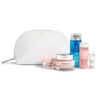 LANCOME Ltd Edition ❤️ Hydration Essentials Set & Beauty Bag. Hydra Zen ❤️ BOXED • £79.99