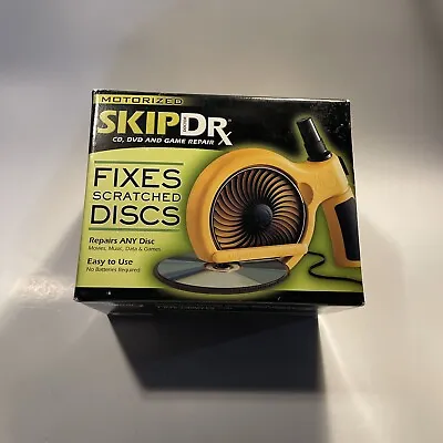 SkipDr CD & DVD Motorized Disc Repair System -NEW/Tested. • $35