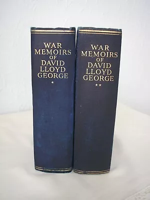 Memoirs Of David Lloyd George - Volumes 1 & 2 - Good Used Condition • £13