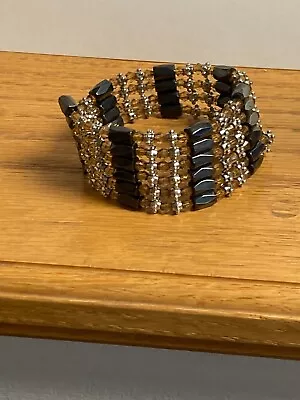 36  Magnetic Hematite Wrap Bracelet Or Necklace • $5
