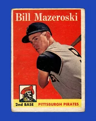 1958 Topps Set-Break #238 Bill Mazeroski LOW GRADE *GMCARDS* • $1.54