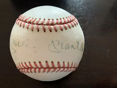 Mickey Mantle Signed Baseball UDA Autographed Upper Deck Authenticated Hologram • $699.99