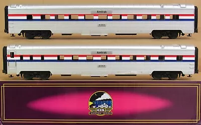 MTH Premier 20-6648 Amtrak Sleeper/Diner Passenger 2-Car Set O-Gauge NIB • $199.99