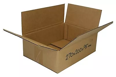 25-270x200x95mm 3Kg Satchel Brown Large Medium Small Cardboard Boxes /carton Box • $16.80