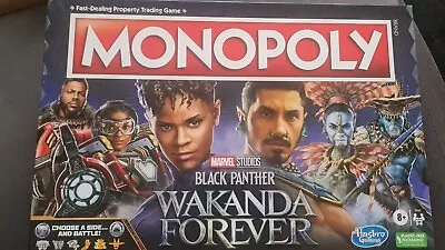 Monopoly Marvel Black Panther Wakanda Forever Edition Family Board Game • £6