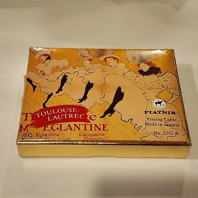 Vintage Piatnik Toulouse-Lautrec Moulin Rouge Card SEALED Card Decks • $14