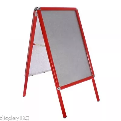 Double Side A1 Board Aluminium Snap Frame Poster Display Stand Pavement Sign • £125