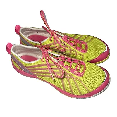 Merrell Women's Size 8.5 US Yellow Pink J58096 Road Glove Dash 2 Running Shoes  • $42.99