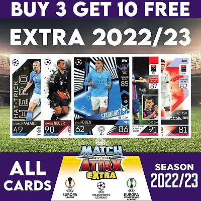 Match Attax Extra 2023 2022/23 22/23 Base Cards Update Managers Mega Starburst • £0.99