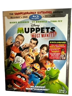 Muppets Most Wanted (Blu-ray/DVD Digital 2-Disc) Unnecessarily Extended Edition • $9.12