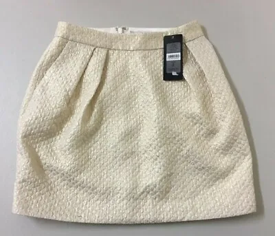 $24 • Buy Forever New Pale Gold Jacquard Skirt - NWT
