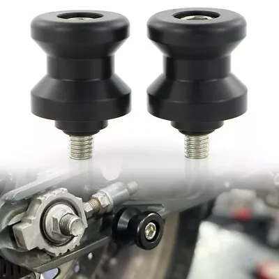 10mm POM Swingarm Spools Stand Bobbins Fit For 2008 2009 Kawasaki ZX-10R 04-10 • $12.94