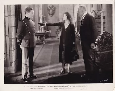 RONALD COLMAN VILMA BANKY Original Vintage 1927 THE MAGIC FLAME Silent Photo • $14.95