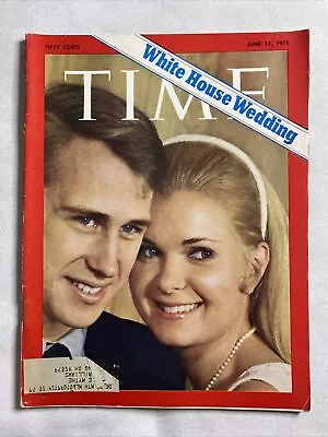 1971 June 14 Time Magazine White House Wedding (MH871) • $21.59