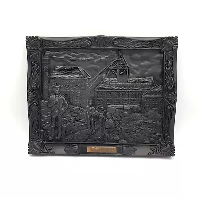 'The Last Shift' Coal Mining Coal Carving Wall Art By M.M Group Newcastle • £19.99