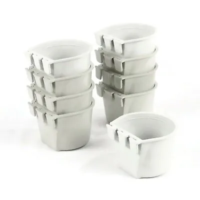 (Pack Of 8) Grey Cage Containers Inner Specs 4 1/8  Long 2 3/8  Tall 3 1/4  Wide • $14.49