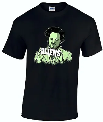 Aliens Internet MEME - Funny Meme Inspired Funny Graphic T Shirt Top Tee Mens • £16.99