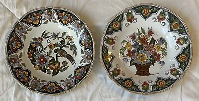 2 Vintage Makkum Plates Wall Hanging 9” Diameter Excellent Condition • $23.90