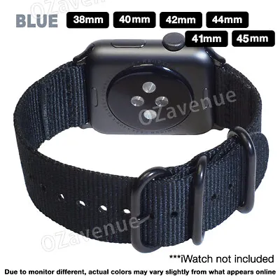 $7.95 • Buy For Apple Watch IWatch Series Band 7 SE 6 5 4 3 2 Sports Canvas Nylon Strap