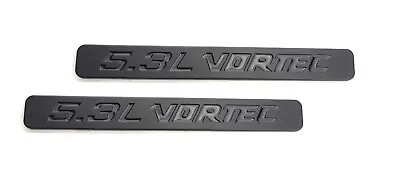 5.3L VORTEC Emblem 3D Badge Replacement For Z71 Car Engine Badge Black- 2 Pack • $12.74