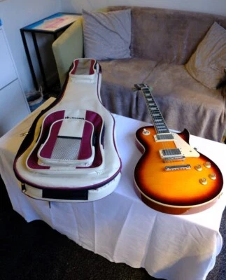 £175.56 • Buy Harley Benton Deluxe Tobacco Sunburst Les Paul SC-550 Guitar W/Thomann Case