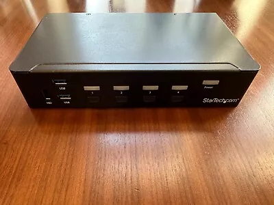 StarTech SV431DPU3A2 4 Port Display Port KVM Switch • $99.99