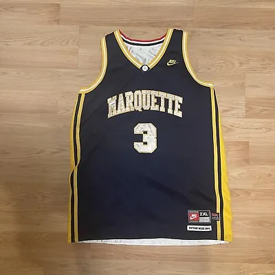 Nike Reversible Team Usa Marquette Dwyane Wade Basketball Jersey Size Xxl • $87