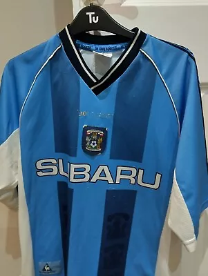 Coventry City Football Shirt 98-98 Season Size 34-36 (S/M) • £35