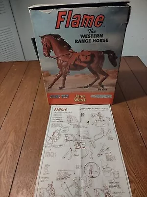 Marx Vintage Flame The Western Range Horse Johnny Jane West  Box Only (Read) • $29