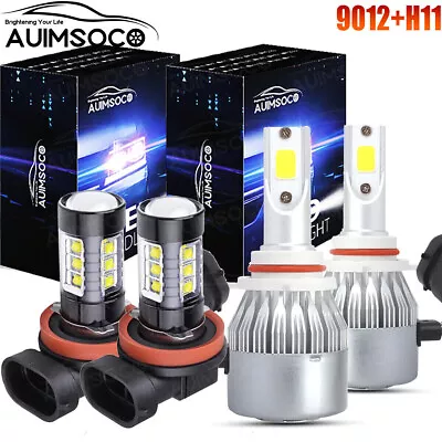 For Dodge Challenger 2015-2021 6500k LED Headlight Hi/Low Beam + Fog Light Bulbs • $35.99