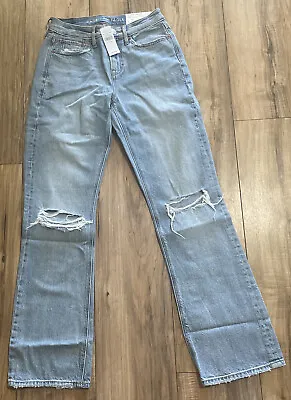 American Eagle 90’s Bootcut Jean NO. 3726 Bright Blue Size 8 • £23.75