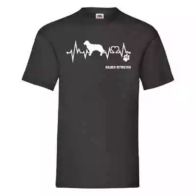 Dog Heartbeat 40 Different Breeds Unisex T Shirt Small-2XL 12 Colours Go-Mastiff • £10.79