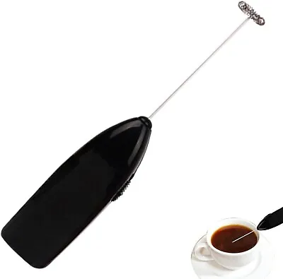 IKEA Black Coffee Latte Hot Chocolate Milk Frother Whisk Frothy Blend Mixer Whis • £3.89