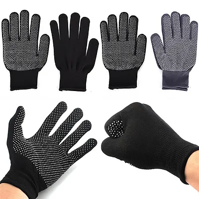 2pcs Heat Proof Resistant Protective Gloves For Hair Styling Tool Straightene ZF • £2.87