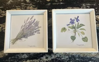 Marjolein Bastin Floral Framed Prints Lot Of 2 Pre Owned • $12