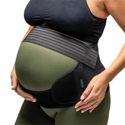 BABYGO 4 In 1 Pregnancy Support Belt Maternity  Size M In Black /S In Nude  • £10.99