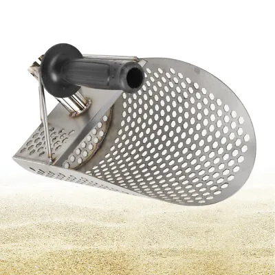 Beach Sand Scoop Stainless Steel Metal Detector Detecting Tool Detector Scoop US • $53
