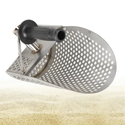 Sand Scoop Metal Detector W/Holes Stainless Steel Shovel Sand Scoop Hunting Tool • $52.25