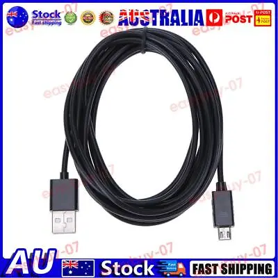 $7.98 • Buy AU 3m Charging Cable For Sony PS4 Controller Data Games Handles Charger Cable