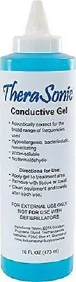 TheraSonic LS5266 Conductive Gel 16-oz. Bottle Blue New (AQUASONIC REPLACEMENT • $10.39