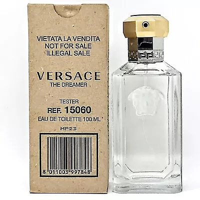 Versace The Dreamer 3.4oz Men - Iconic Tobacco EDT New Tester • $23.95