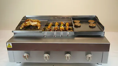 £700 • Buy CHARGRILL WITH GRIDDLE & HOT PLATE NATURAL GAS OR LPG CHARCOAL Flame GRILL NEW