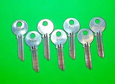 Yale Original Rn11 Ga Keyway 6 Pin Key Blanks Lot Of (7) Nos - Locksmith • $13.30