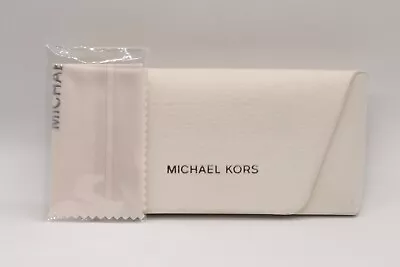 Michael Kors White Leather Magnetic Case Cloth Optical Eyeglasses Sunglasses • $12