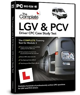 The Complete Lgv & Pcv Driver Cpc Case Study Theory Test Retail Pc Dvd Rom 2024 • £17.50