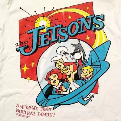1990s The Jetsons White Cotton T-Shirt For Men Women Tee All Size S To 4XL • $18.99