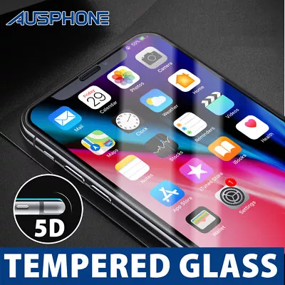 $7.95 • Buy For Apple IPhone 8 7 Plus 5D Full Coverage Tempered Glass Film Screen Protector
