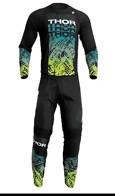 Thor Atlas Dirt Bike Gear Combo Sector Adult Pant Jersey Kit MX 2023 Motocross • $60